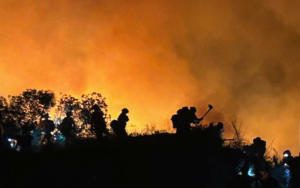 Ventura Training Center video still for first anniversary of the LA County fires.