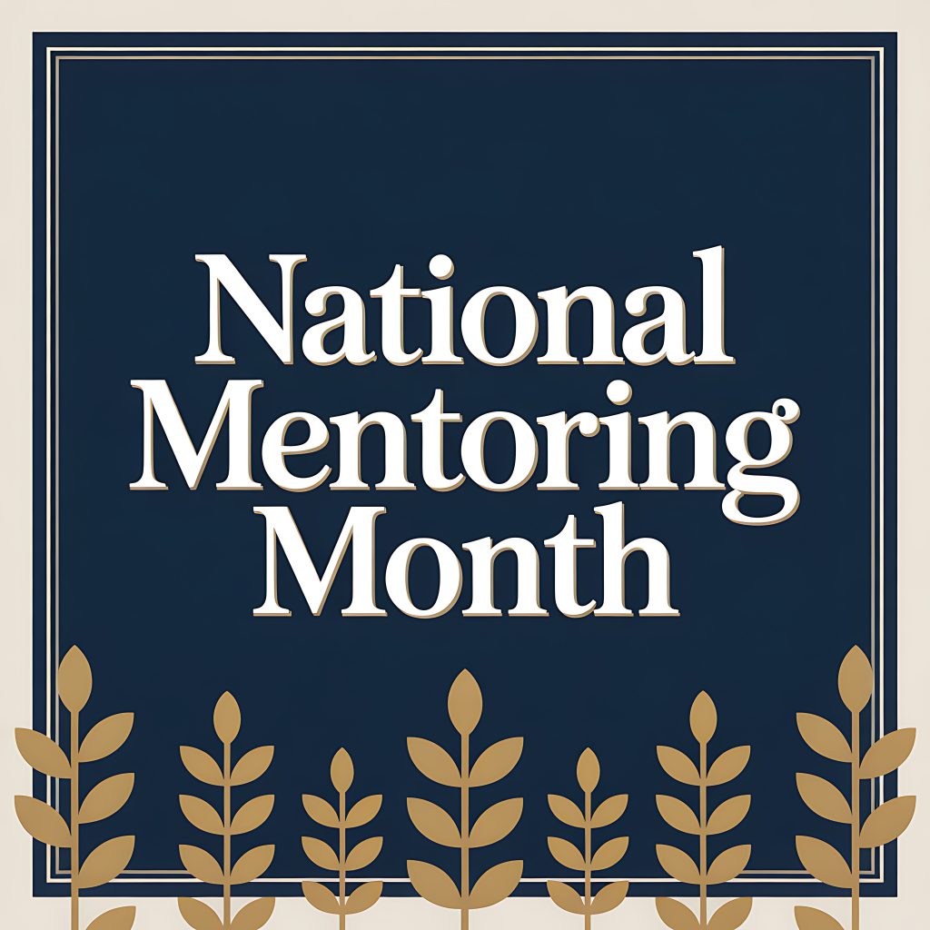 National Mentoring Month graphic.