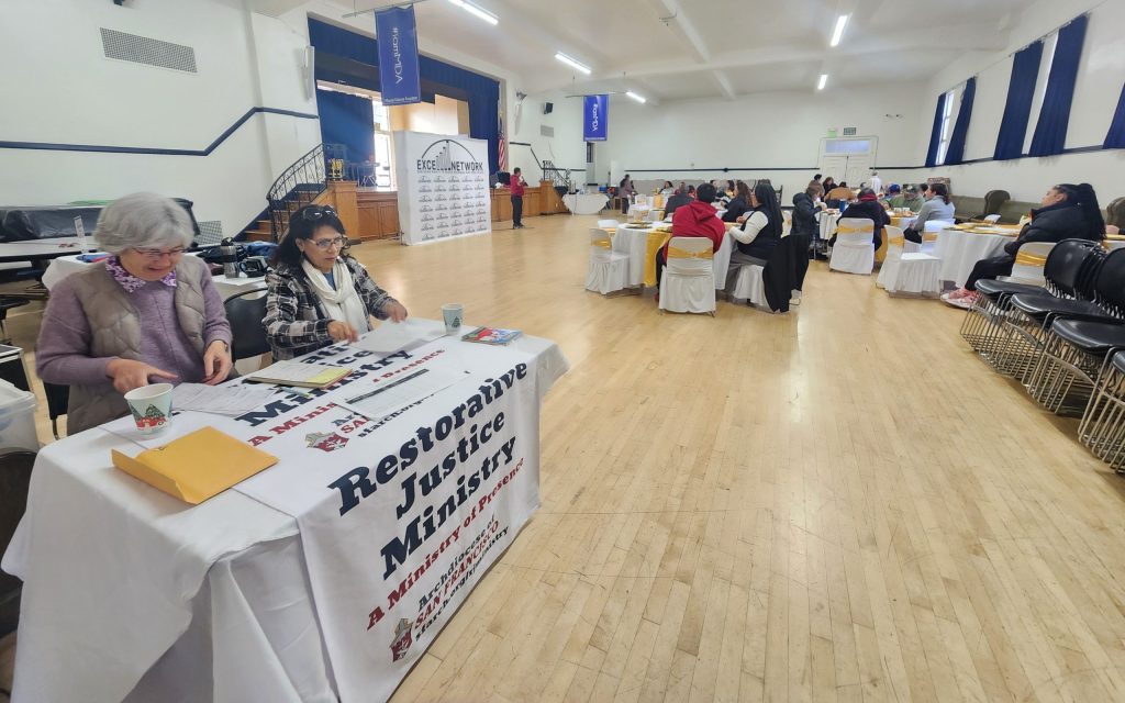 The DAPO Community Reentry Unit at an event with the Archdiocese of San Francisco.