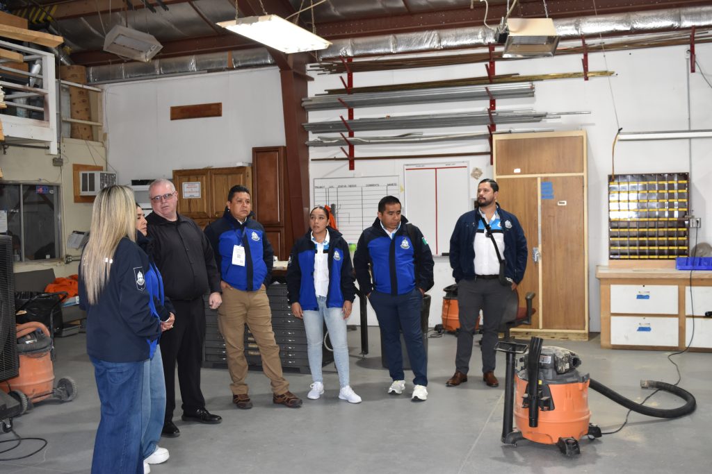 Prison officials from Mexico tour Oak Glen Conservation Camp.