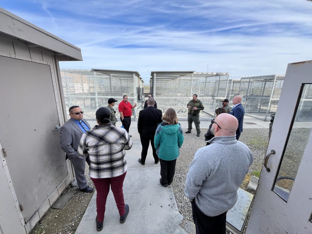 Higher security recreation yard at WSP-RC.