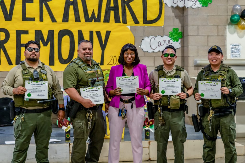 Clover Awards ceremony honorees.