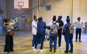 Ear Hustle Live recording a podcast at Central California Women's Facility, or CCWF, in Chowchilla, California.