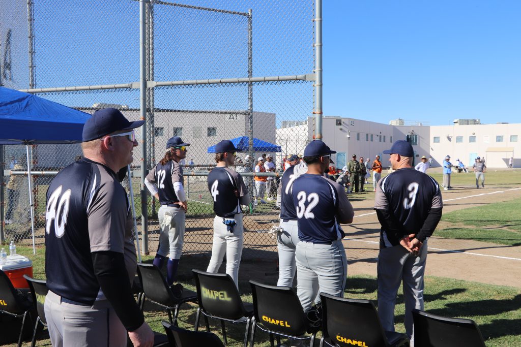 Centinela State Prison hosted the Saints Prison Ministry to bring softball games to the incarcerated population.