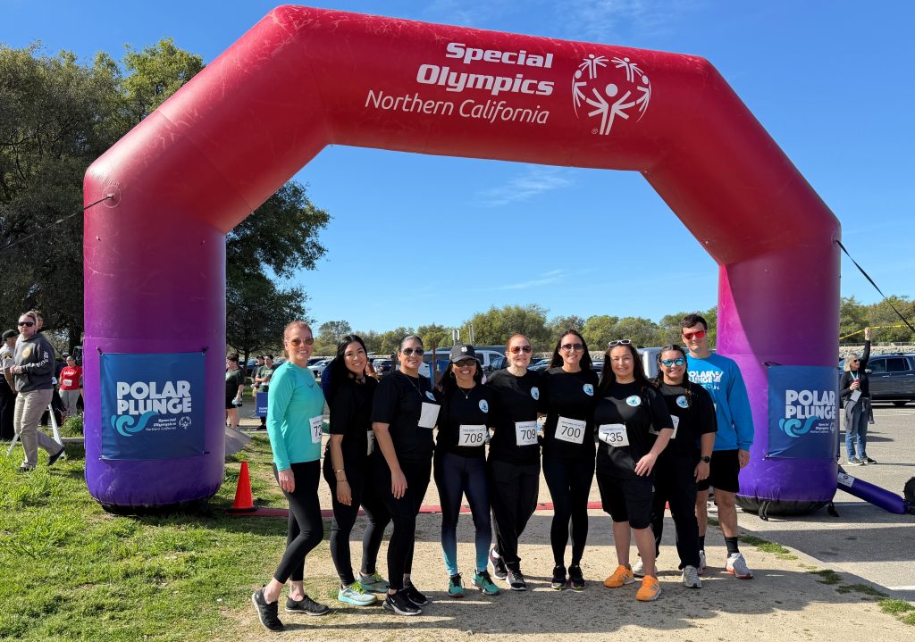 Parole staff who finished the 1-Mile run/walk at the Polar Plunge.
