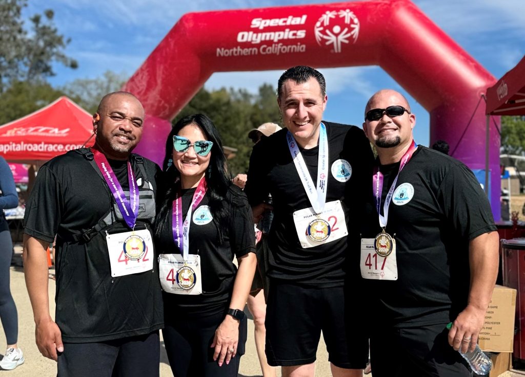 DAPO 5k run finishers at the Polar Plunge