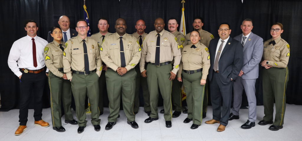 Group photo of promotion sergeants at MCSP.