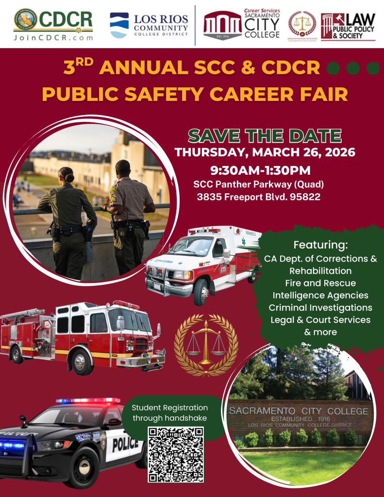 The 3rd Annual Public Safety Career Fair flyer.