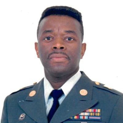 Ernest Randall wearing his military uniform. He was a 20-year Army veteran before joining CDCR.