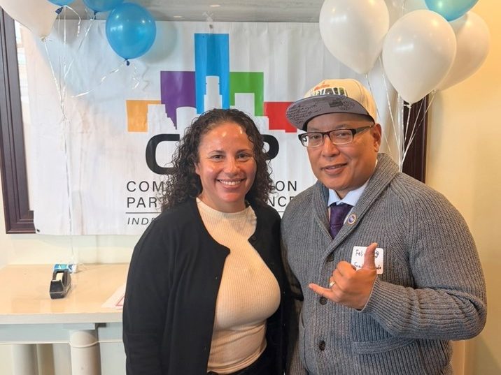 Two Community Reentry Unit (CRU) - Central District staff members at the San Joaquin Reentry Conference