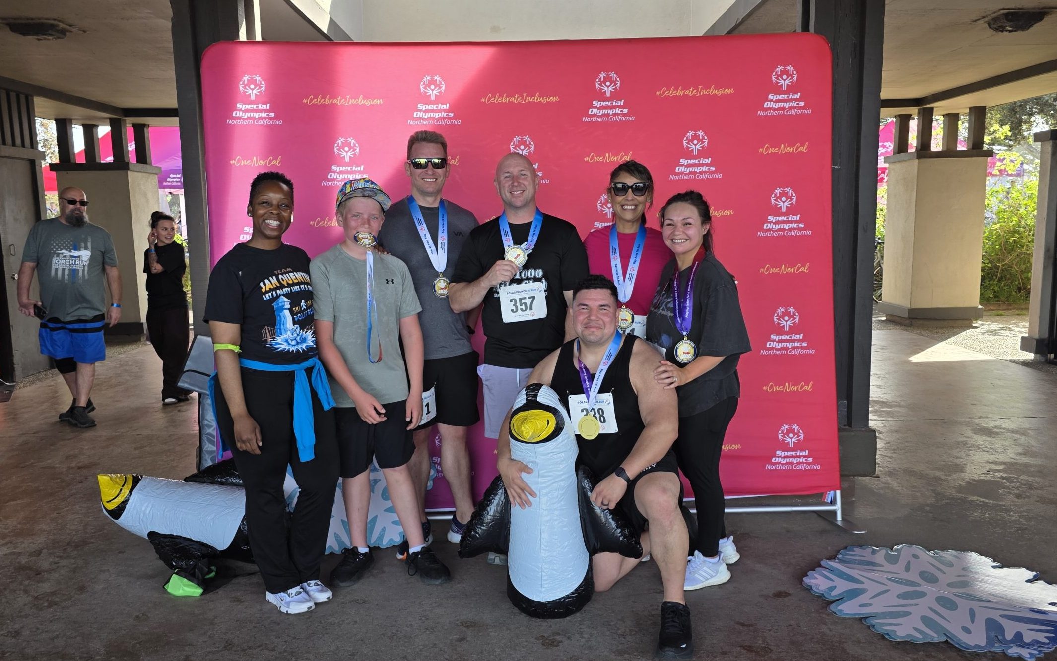 San Quentin Warden Chance Andes during the SQRC Special Olympics Torch Run Kick Off.