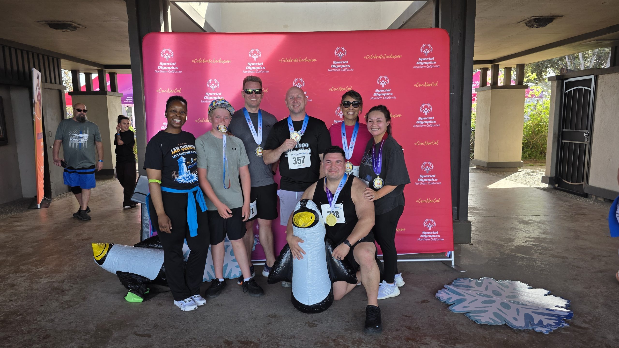 San Quentin Warden Chance Andes during the SQRC Special Olympics Torch Run Kick Off.