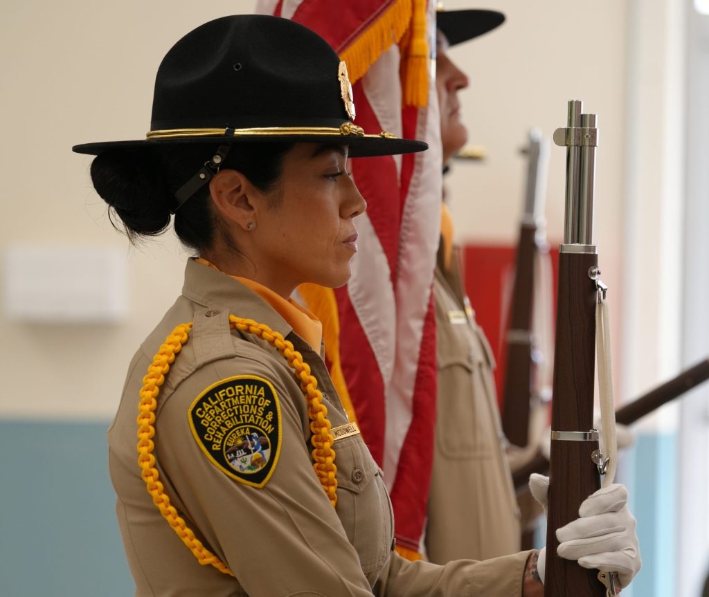 CCI-Tehachapi Honor Guard at third promotion ceremony in April 2026.
