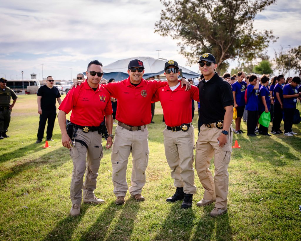 Crisis Response Team at Centinela State Prison's Junior Academy.