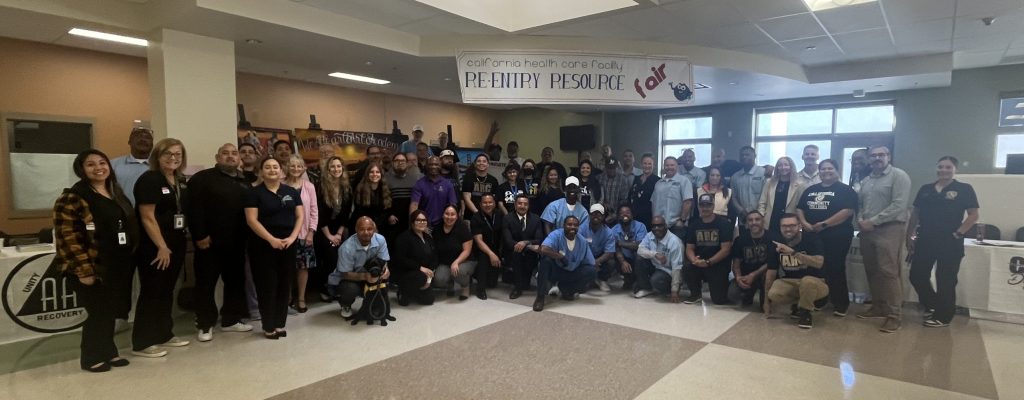 Large group of people at CHCF reentry resource fair