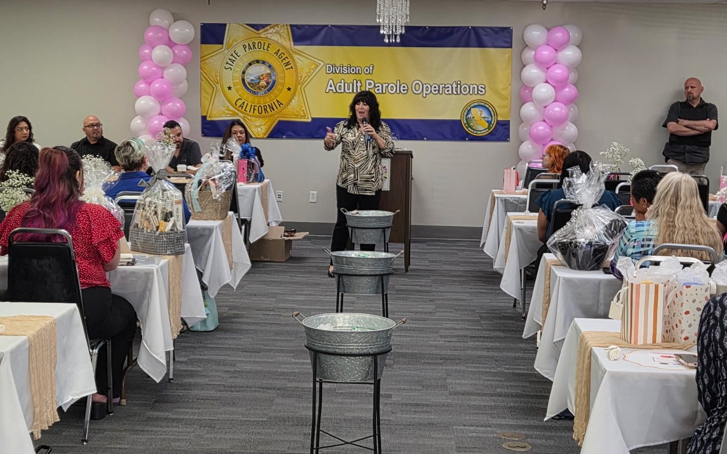 Parole Community Reentry Unit event with a guest speaker.