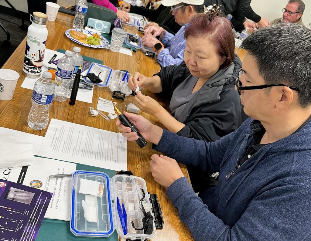 CCHCS dental staff during training.