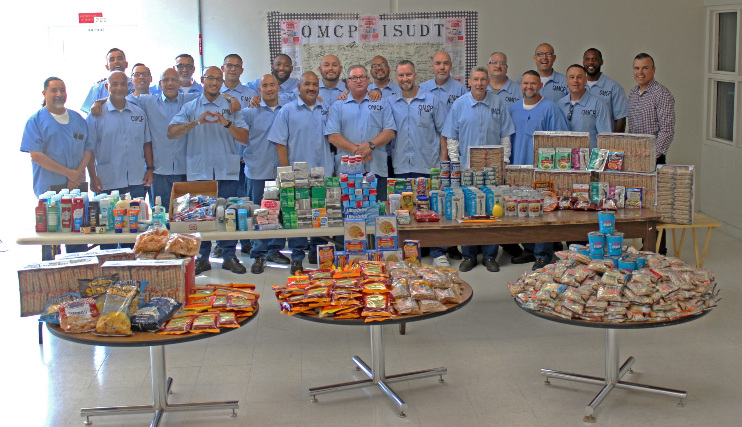The Occupational Mentor Certification Program at Ironwood State Prison proudly donated over $5,000 in goods to the Blythe community.