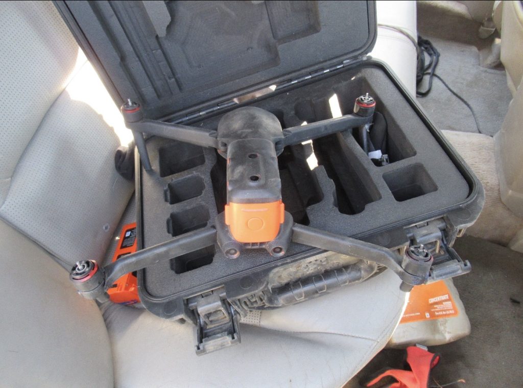 A drone used to transport contraband at NKSP.
