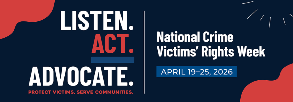 National Crime Victims Rights Week banner