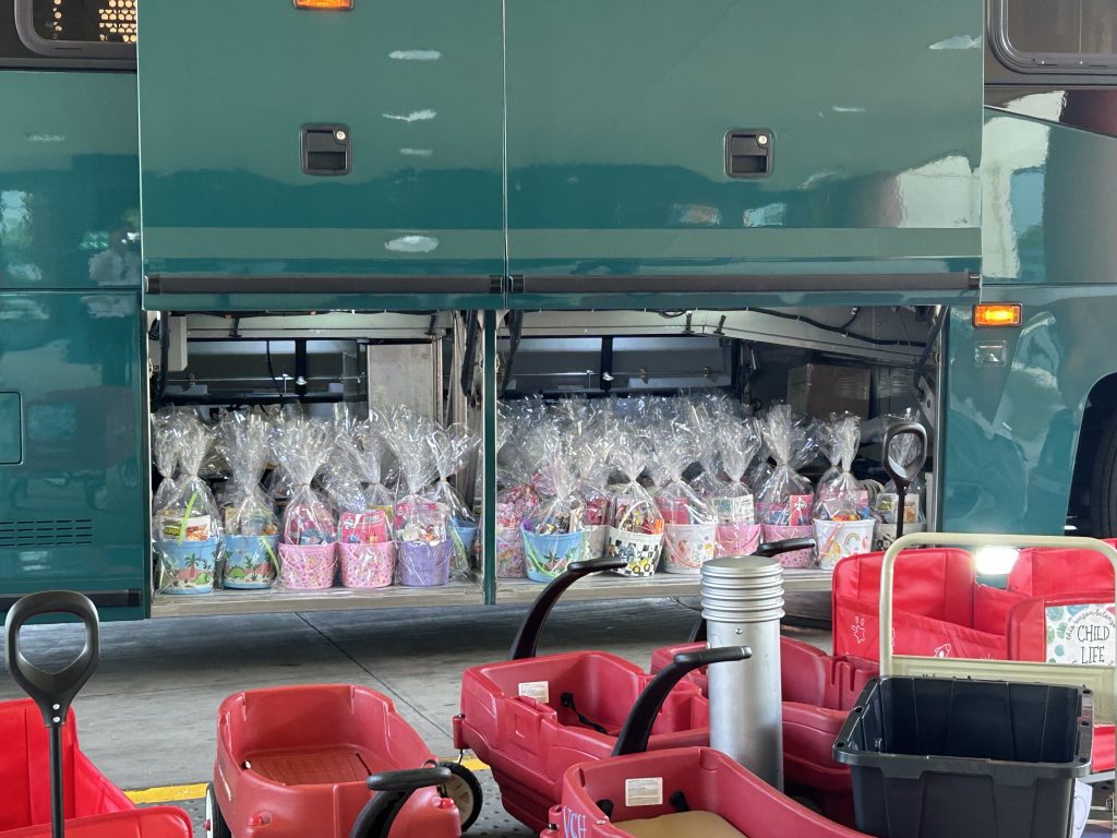 Baskets were transports on a CDCR bus from North Kern State Prison to Valley Children's Hospital.