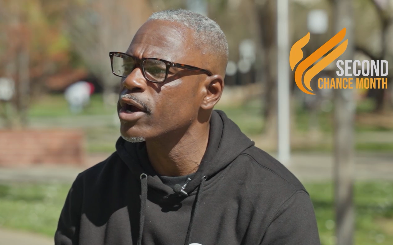 Antón Irvin, formerly incarcerated, found his Second Chance through the Re-Emerging Scholars Program at Sacramento City College.