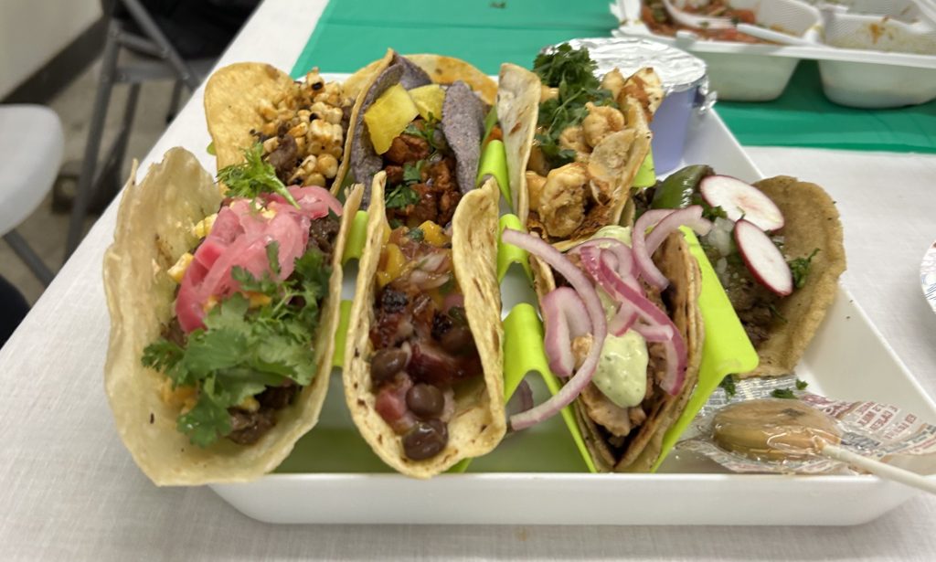 Plate of tacos at CCI-Tehachapi.