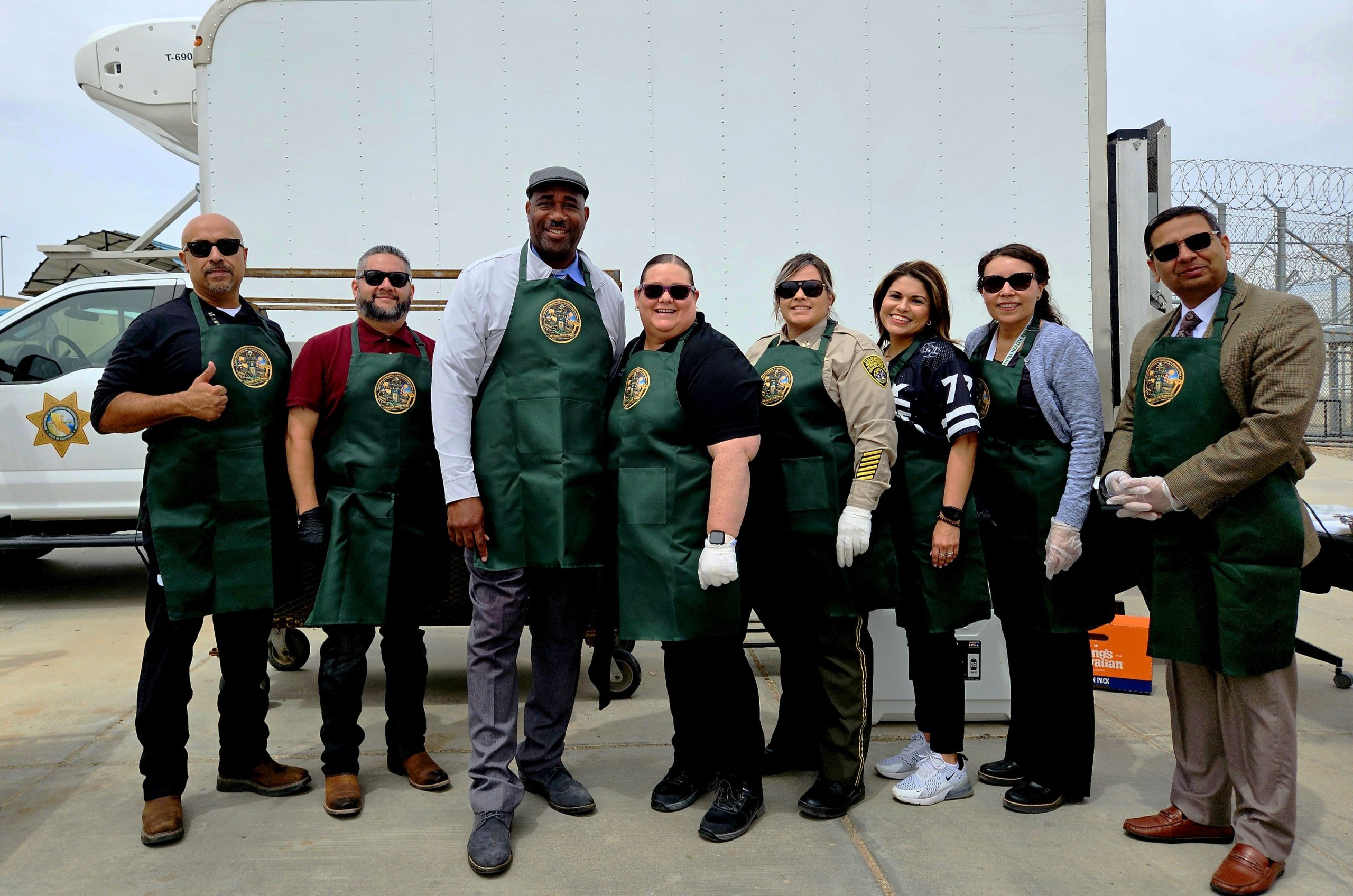 Leaders at Centinela State Prison group photo.