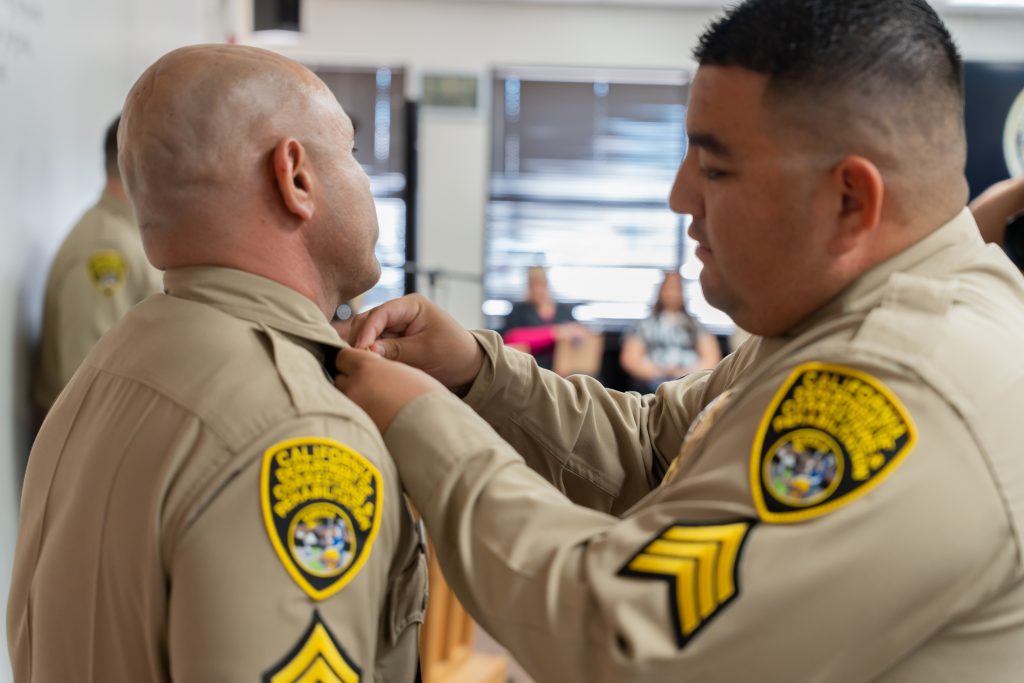 Centinela State Prison Promotion Ceremony in April 2026.