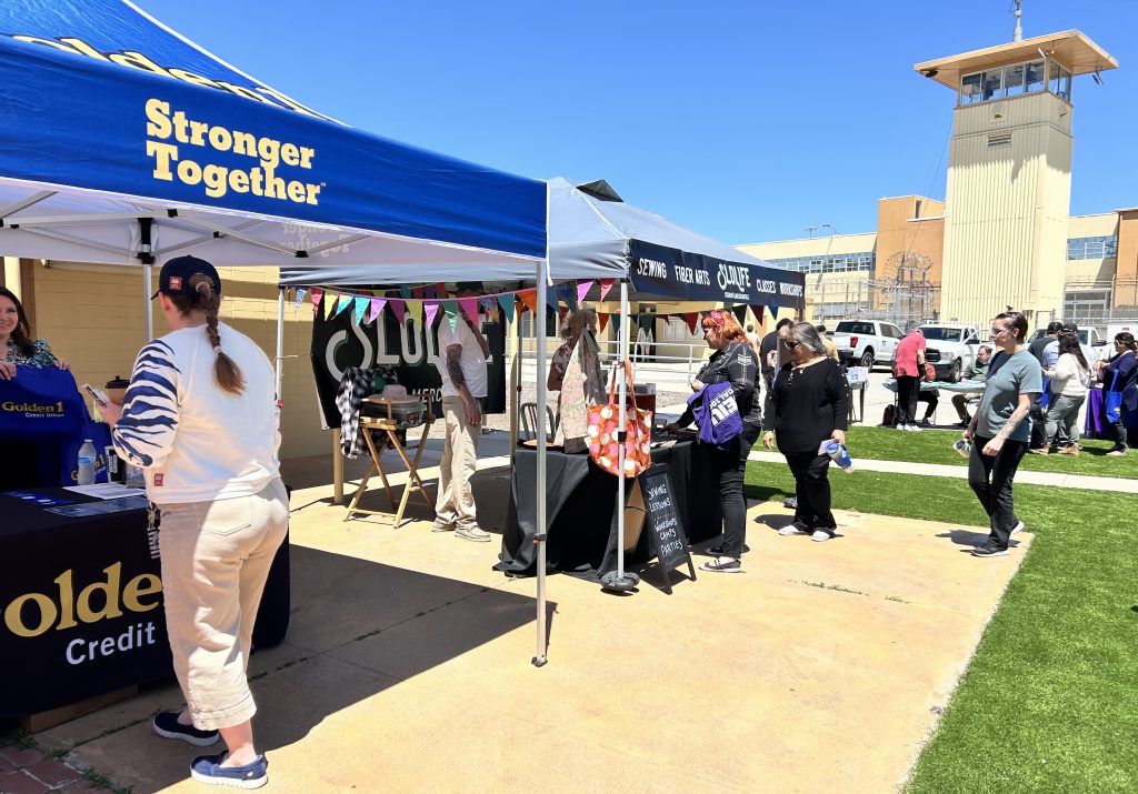 Booths at Fill Your Cup Mental Health Day at California Men's Colony (CMC) in San Luis Obispo, May 6, 2026.