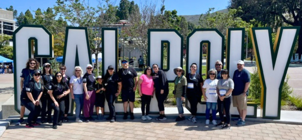 Team CMC and participants at the San Luis Obispo Out of the Darkness Suicide Prevention Campus Walk