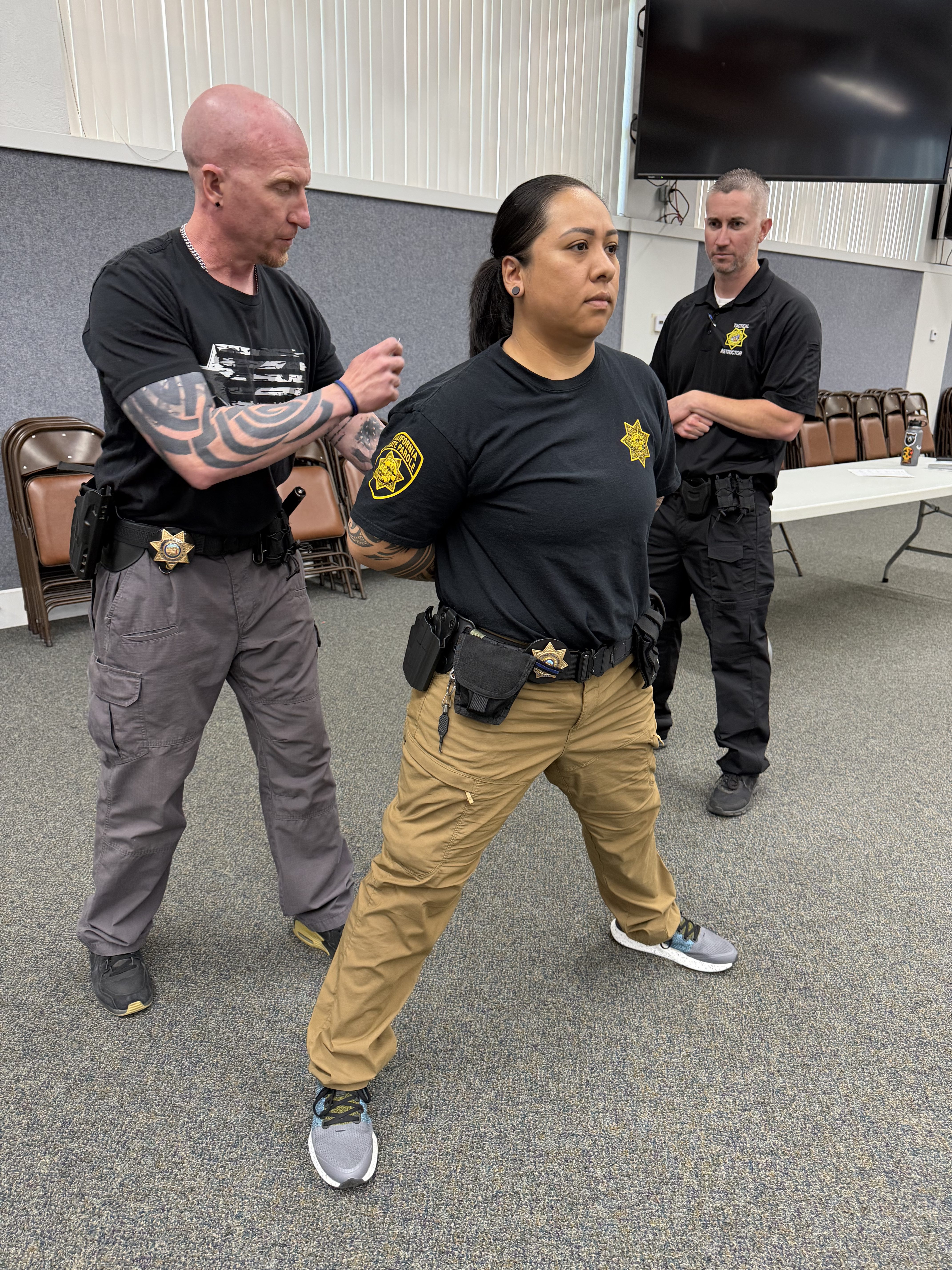 Special training in Galt, safety tactics training, with the Office of Internal Affairs special agents and parole agents.