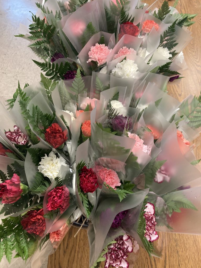 Flowers at North Kern State Prison.