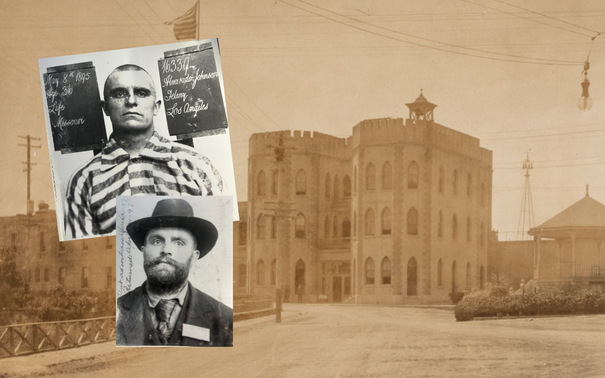 Alva Johnson, 16339, and San Quentin circa 1895.