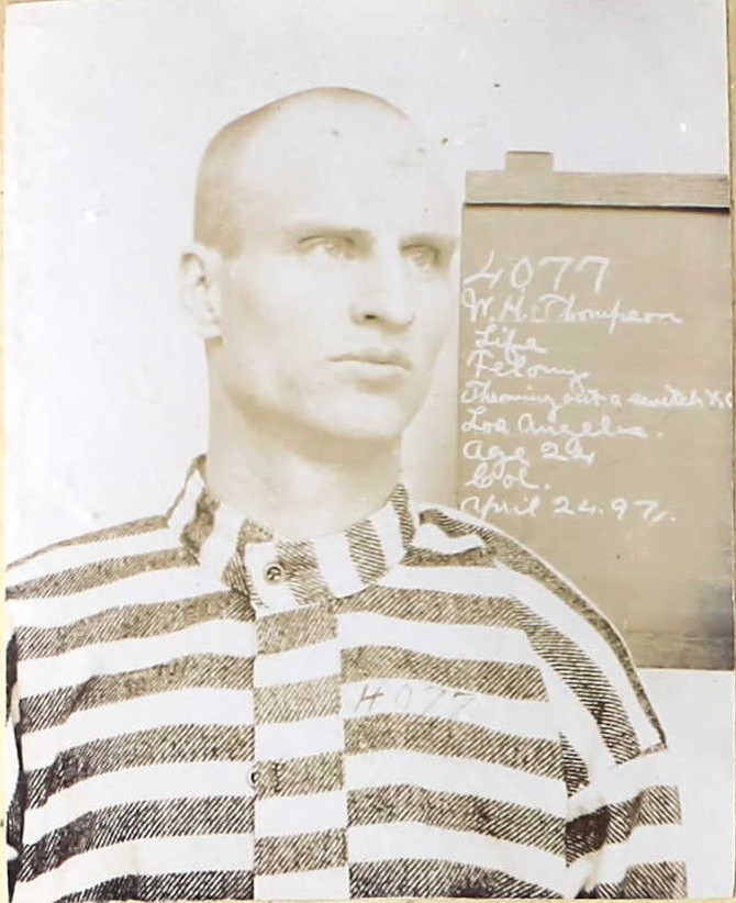 4077 Folsom State Prison William H. "Kid" Thompson.