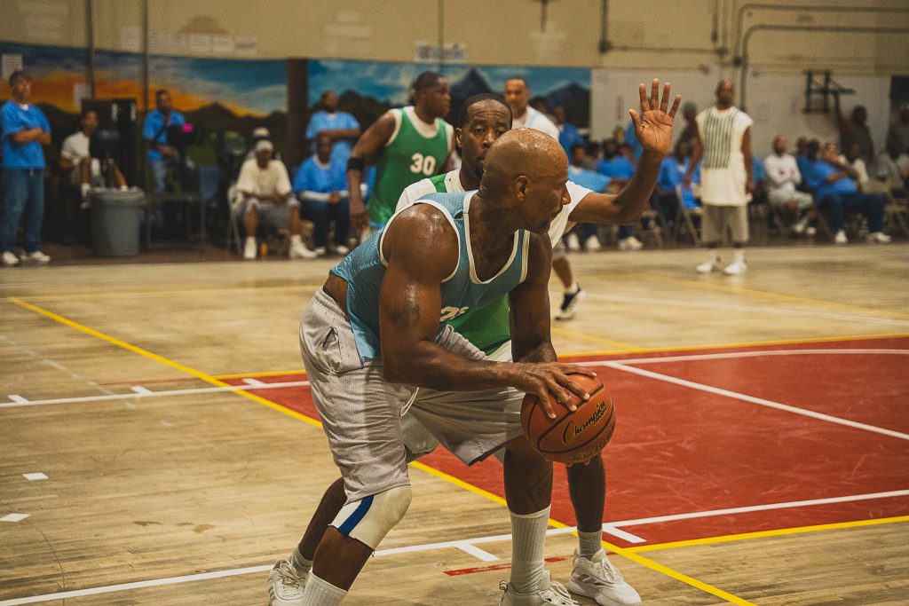 A player dribbles during the CIM tournament.