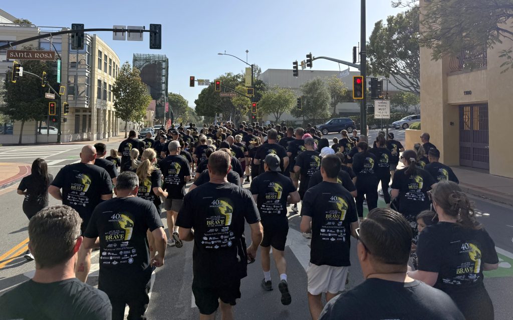 Law Enforcement Torch Run with CMC staff and other law enforcement volunteers.