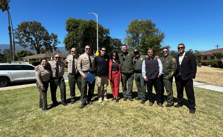 Group photo with acting Warden C. Rojas at CTF-Soledad.