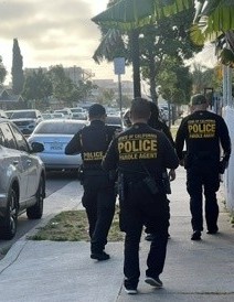 Parole agents in Los Angeles.