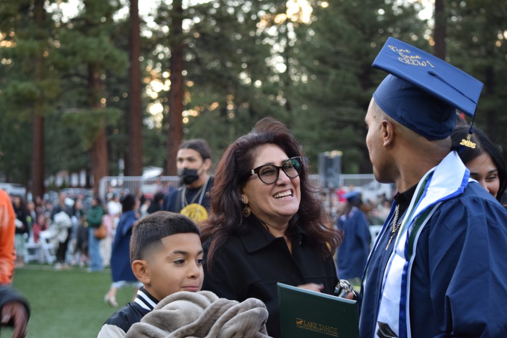 Family and friends were on hand to celebrate the graduation.
