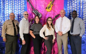 kern Valley State Prison leadership at the Nurses Week 2026 celebration. Shown in the photo are the Warden, CEO, Associate Warden of Health Care Access, the Health Care Access captain, Director of Nursing, and Chief Nurse Executive.