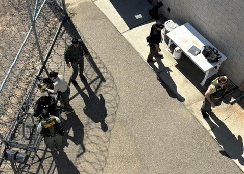 VSP Incident Command Post drill in action from above