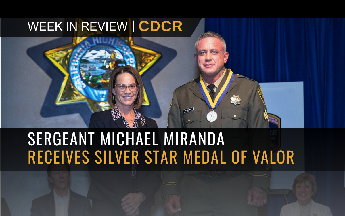 Week in Review feature image with Sgt Miranda receiving silver star Medal of Honor