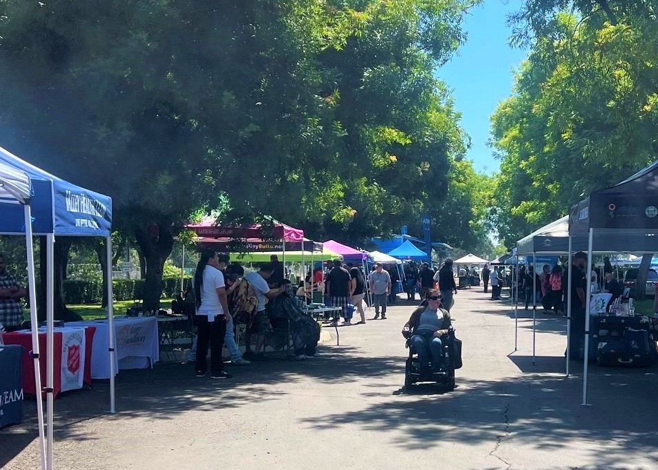 CRU hosted reentry fair view of vendors and attendees