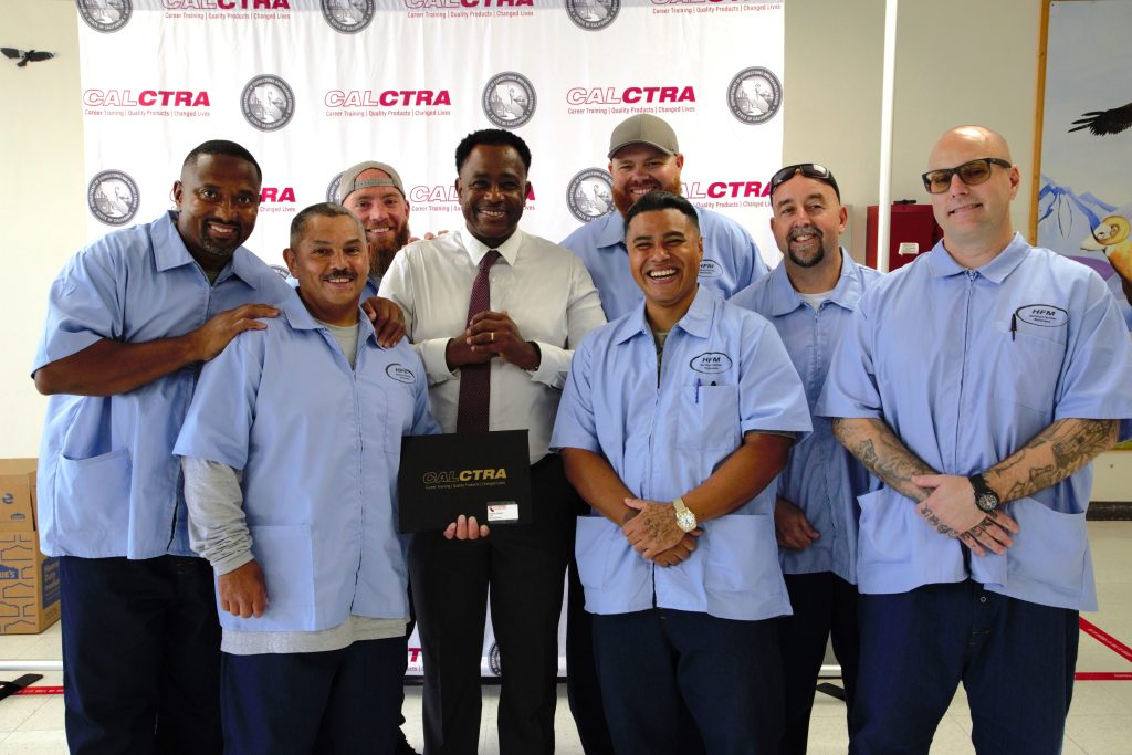 Graduates from HFM at Centinela State Prison.