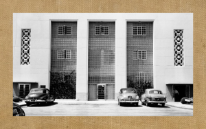 California Institution for Men at Chino Administration Building as seen in 1952 (University of Southern California photo).