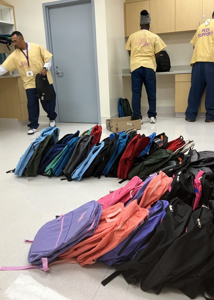 CSP Solano backpack donations