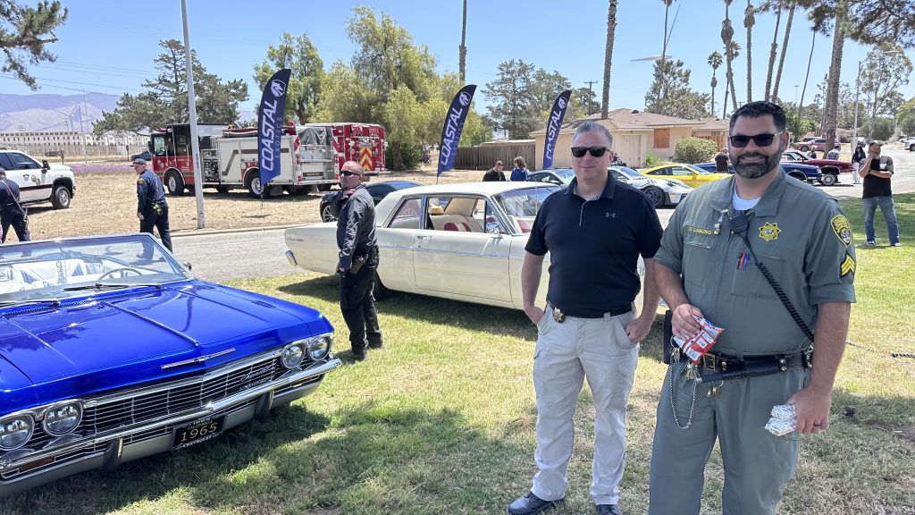 Car show at the park for the CTF Staff Appreciation Day.