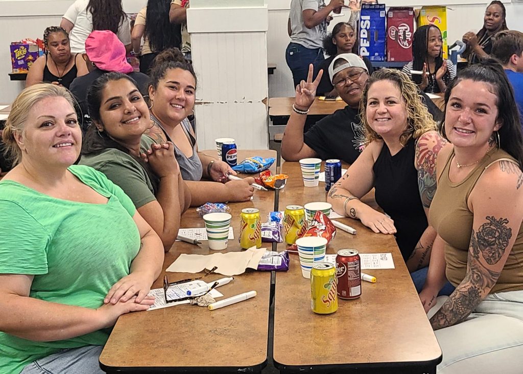 FCRP group attending Music Bingo event