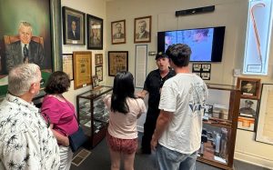 A retired correctional officer discusses Folsom Prison History at the museum after it reopened Saturday, July 25, 2026.